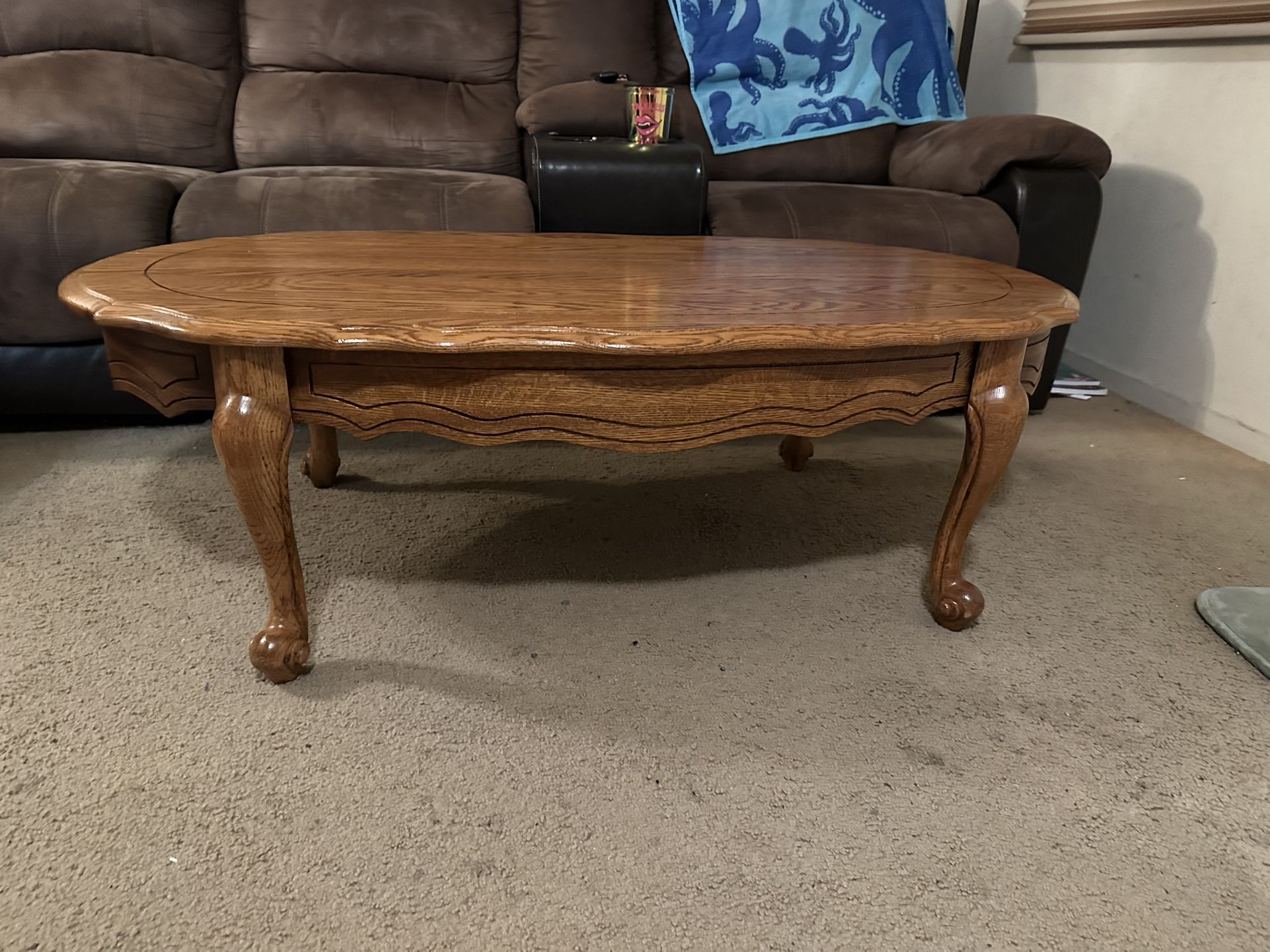 Oak wood coffee Table