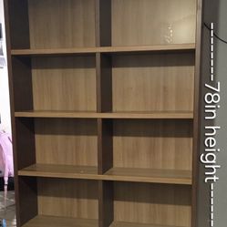Brown Bookshelf