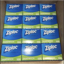 Ziploc Grip'n Seal School Picnic Snack Reusable Sandwich Bags BOX OF 1200 PIECES