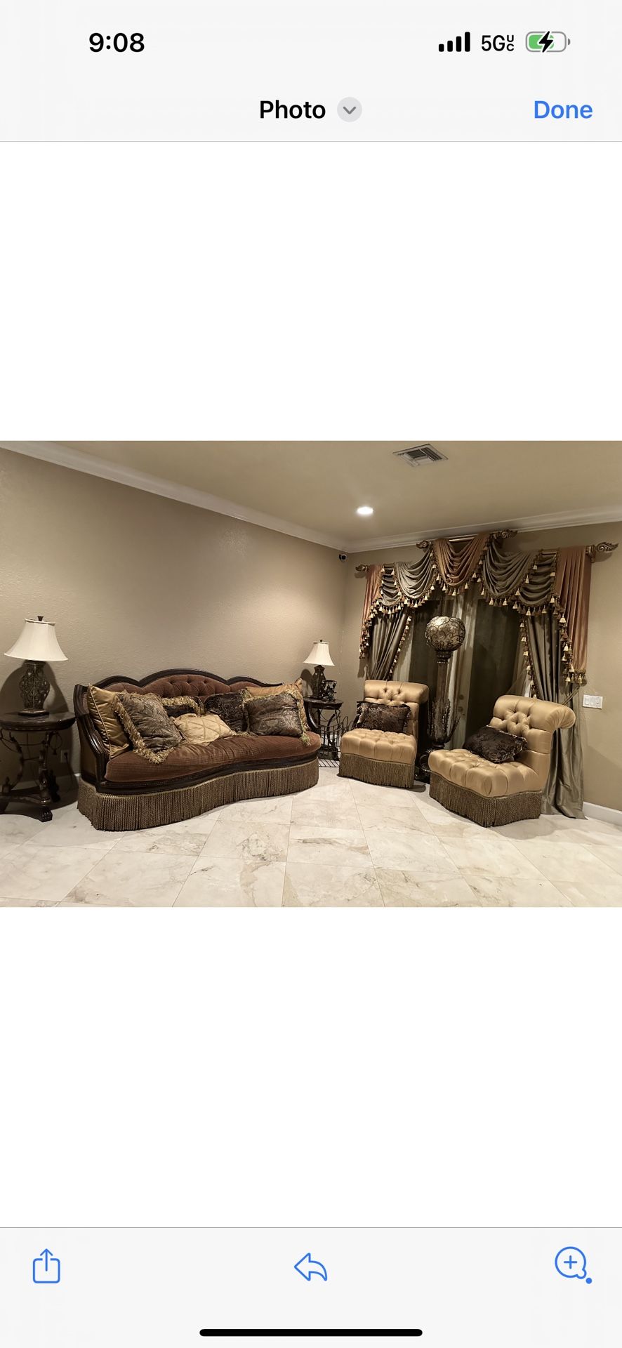 Formal Antique Living Room Furniture