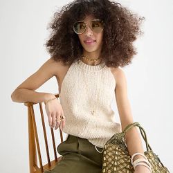 J Crew Sweater High Neck Tank 