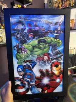 Cuadro De Marvel 3D