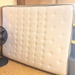 Queen Size Mattress + Box Spring – Good Condition
