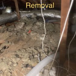 Attic Insulation Removals / Extraccion De Insulacion