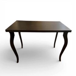 Contemporary Black Wood Computer Desk
