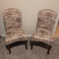 2 Accent Chairs 