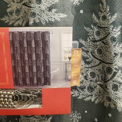 Christmas Fabric Shower Curtain