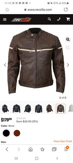 Bilt motorcycle leather jacket
