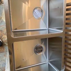 Stainless Steel Sink Double Bowl Undermount