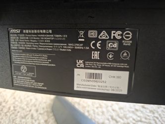 MSI GAMING MONITOR
