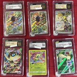 Celebi, Lechonks, Pidgeotto, Ribombee In CGC10 PRISTINE! PRICES IN THE DESCRIPTION 