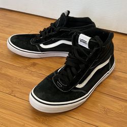 Vans Sk8-Hi Shoes Size 7 Men / 8.5 Women White Black Color 