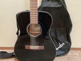 Fender CC-60S Guitar- Black + Case + Digital Tuner. Excellent Condition. Offering a great deal