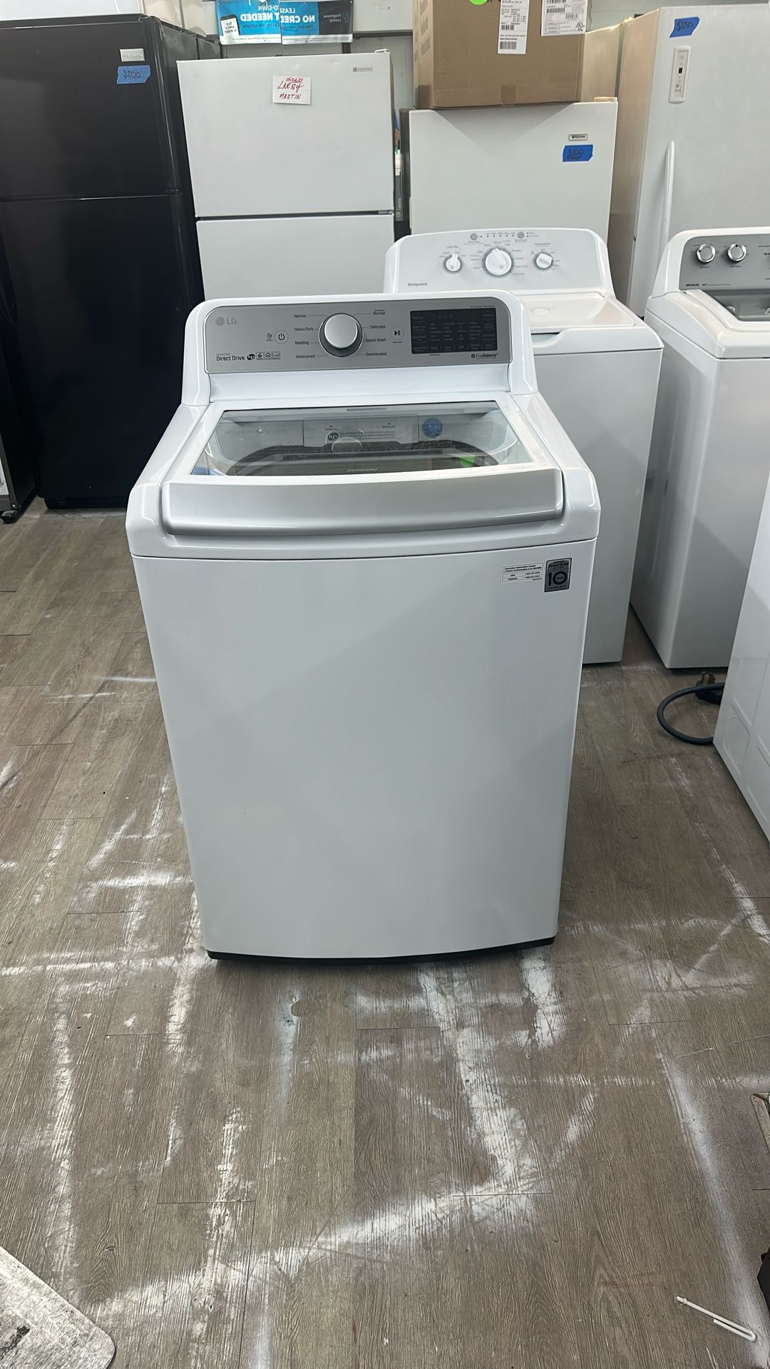 LG Top Load Washer With Inverter DirectDrive