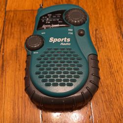 Lenoxx Sound  AM/FM Green Black PR-35M Sports Radio Two Way Sound Tested