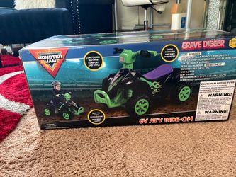 Monster Jam Grave Digger ATV Power Wheel