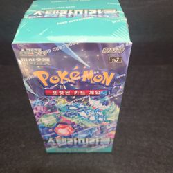 Korean Pokémon Trading Cards Sealed In Box