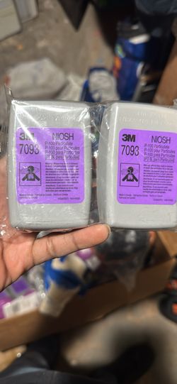 3M Particulate Filter 7093, P100/North 7580P100 