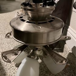 Five blades electric fan