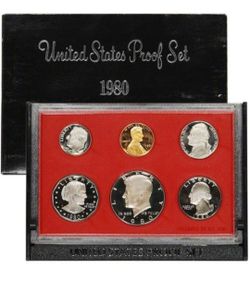 1980S US Mint Proof Set In OGP