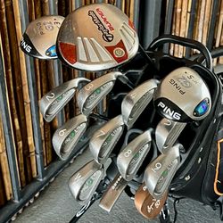 Ping Golf Club Set - TaylorMade Driver, Odyssey Putter