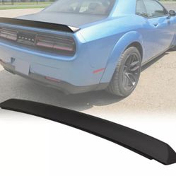Fits 08-22 Dodge Challenger SRT Hellcat Style Rear Trunk Spoiler Matte Black