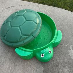 Little Tykes Turtle Sandbox With Cover