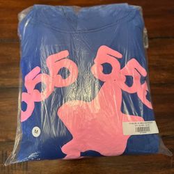 Sp5er Beluga Pink-blue Hoodie