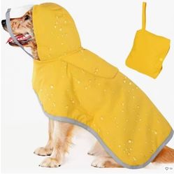New Dog Raincoat 