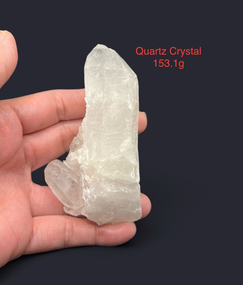 Quartz Genuine Large Crystal Point from Brazil 153.1g