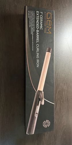 GEM - Extended-barrel curling Iron