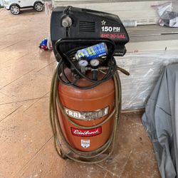 Air Compressor With Tools 
