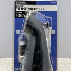 Decorative Tub Spout with Diverter
