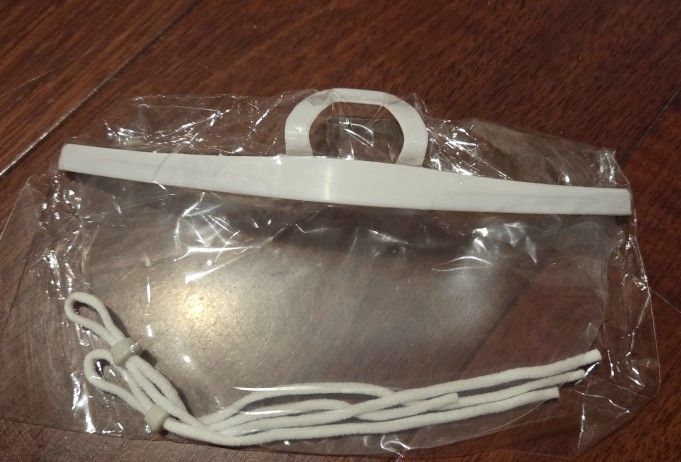 Pack Of 20 Clear Face Masks