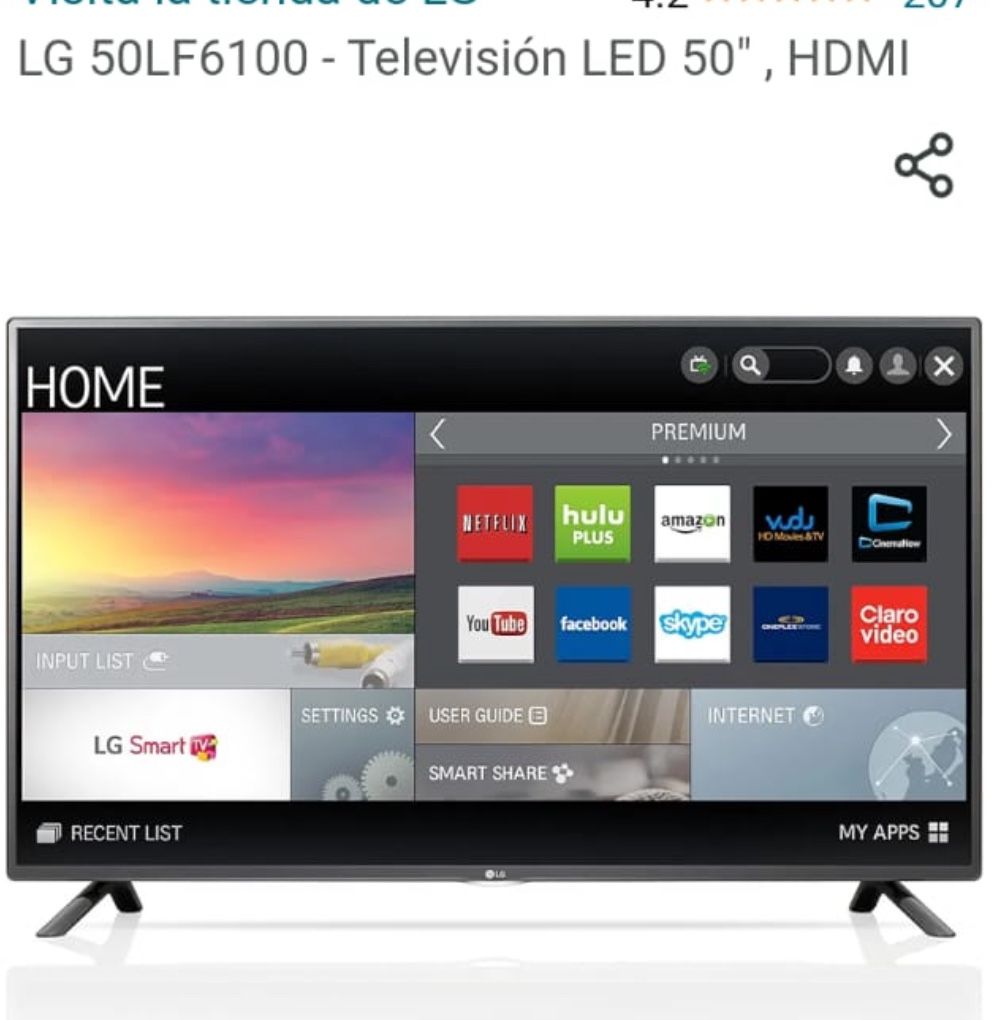 LG SMART TV 50in