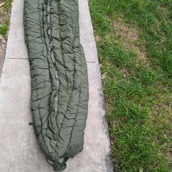 US Army Subzero Extreme Cold Weather ECW Down OD Green Sleeping Bag 