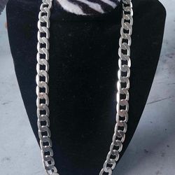 Sterling silver plated chain 26” 89122 pick up