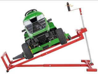 Lawn Mower Lift Jack, 880 Lbs Capacity Telescopic Maintenance Jack for Riding Lawn Mowers