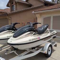 PWC, Waverunner, Jetski: Yamaha Waverunners (2) with Trailer