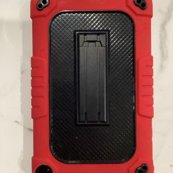 2022 Onn 7 Model Gen 3 Tablet Case & Strap Stand Red Black
