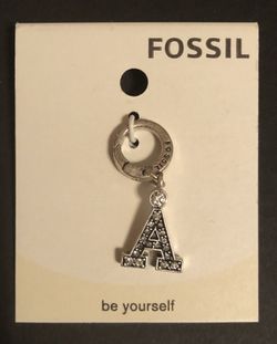 💥 Fossil 💥 Brand White Crystal New Charms for Charm Bracelet or Necklace