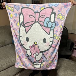 Hello Kitty Baby Blanket 