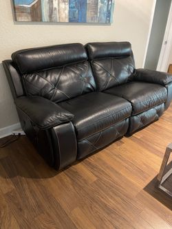 Leather Recliner couch like new