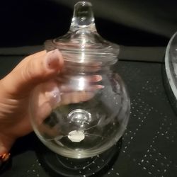 Princess House Heritage crystal jar