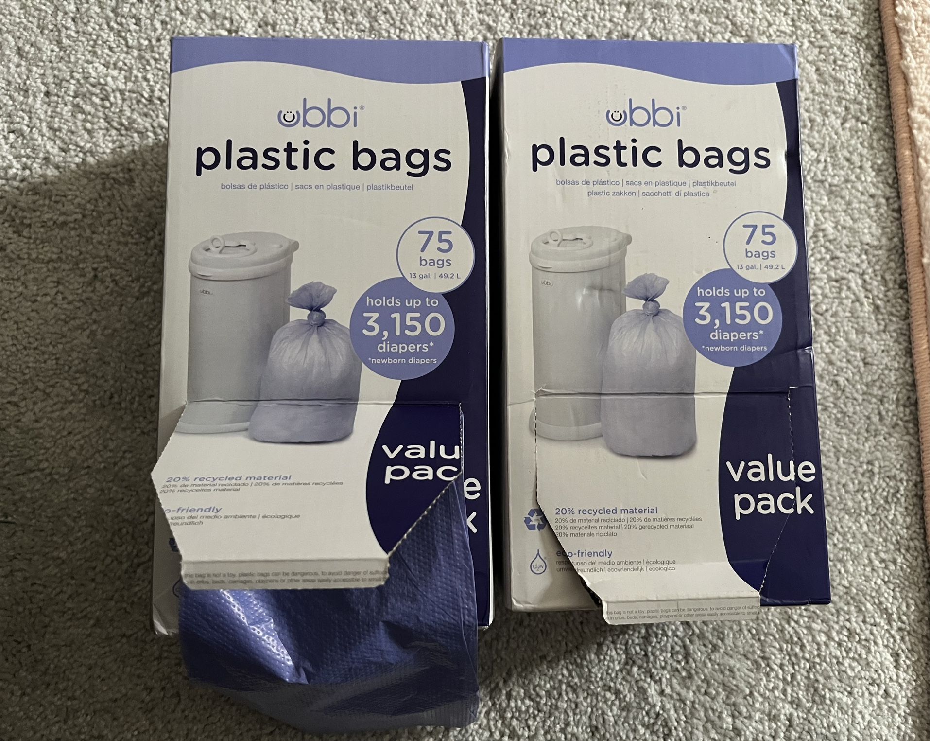 Ubbi Diaper Pail Plastic Bags
