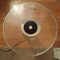 P U L S E # 1 6 " black dot clear drum head