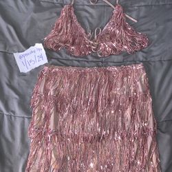 Pink Fringe Rave Set