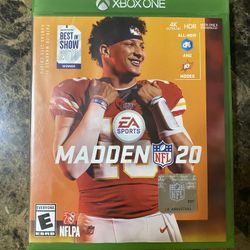 Xbox One Madden NFL 20