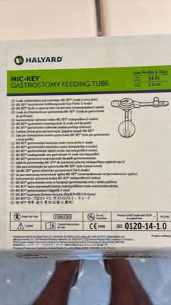MIC-KEY GASTROSTOMY FEEDING TUBE