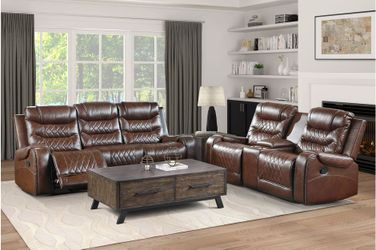 2Pieces. Sofa and Love seat Recliner set